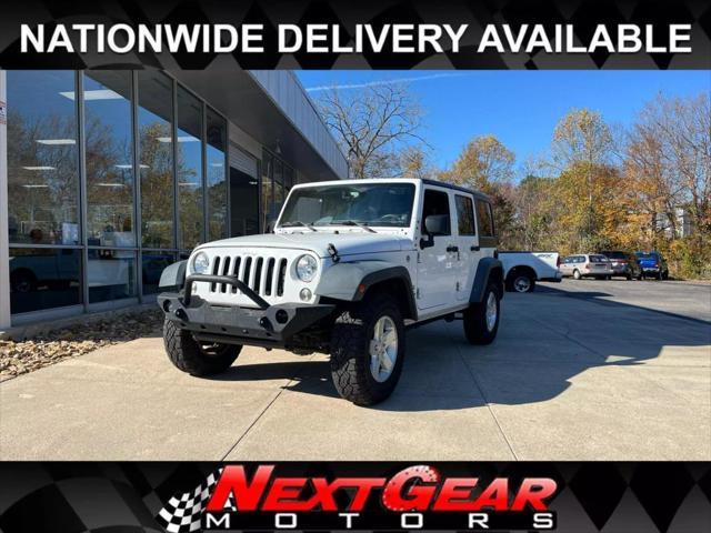 used 2016 Jeep Wrangler Unlimited car, priced at $14,689