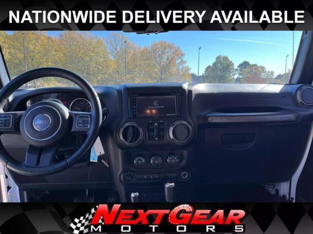 used 2016 Jeep Wrangler Unlimited car, priced at $14,689