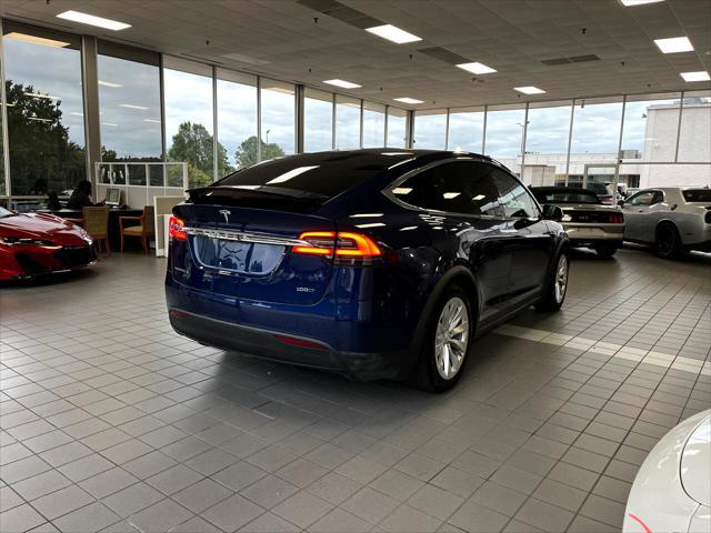 used 2017 Tesla Model X car, priced at $42,990