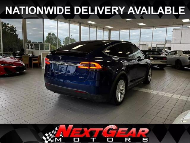 used 2017 Tesla Model X car, priced at $38,689