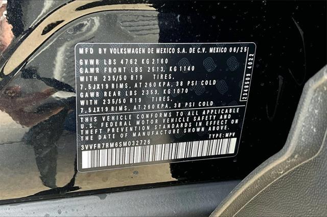 new 2025 Volkswagen Tiguan car, priced at $34,092