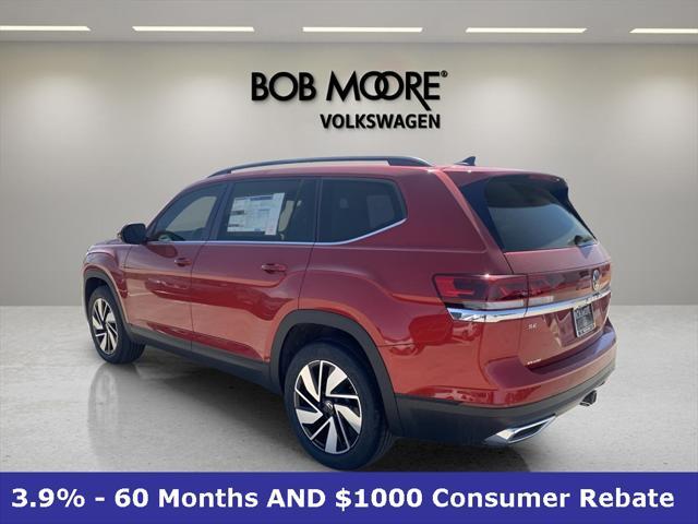 new 2025 Volkswagen Atlas car, priced at $44,368