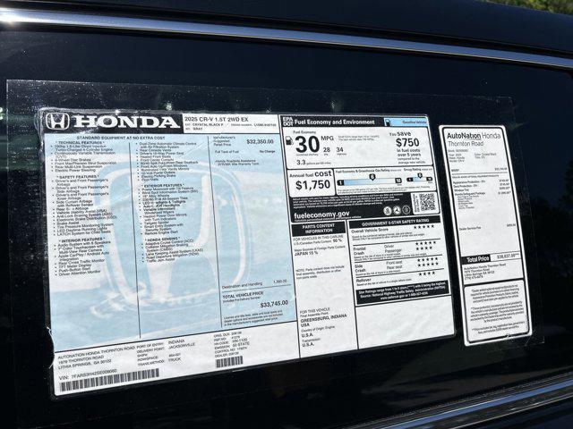 new 2025 Honda CR-V car, priced at $33,745