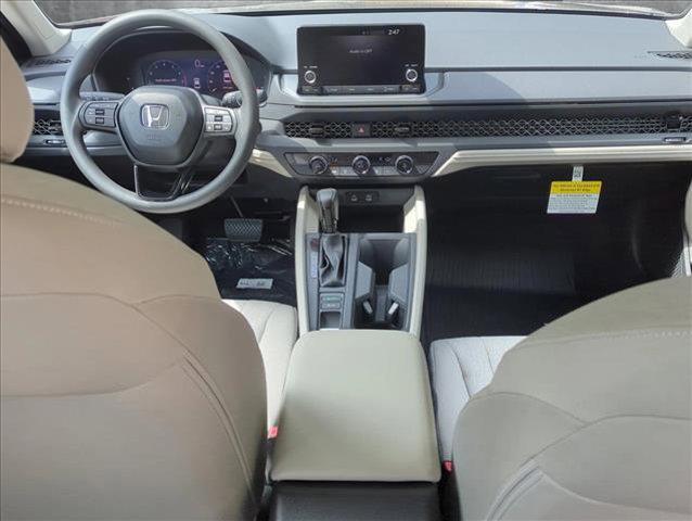 new 2025 Honda Accord car, priced at $28,257