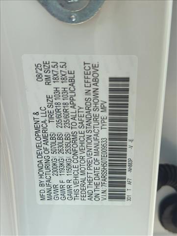 new 2026 Honda CR-V Hybrid car, priced at $35,837
