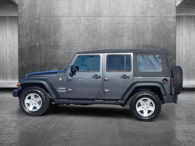 used 2017 Jeep Wrangler Unlimited car, priced at $13,900