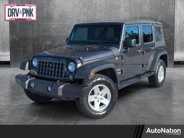 used 2017 Jeep Wrangler Unlimited car, priced at $13,900