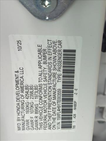 new 2026 Honda Civic Hybrid car, priced at $33,047