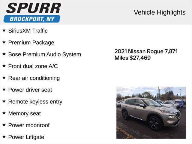 used 2021 Nissan Rogue car, priced at $27,469