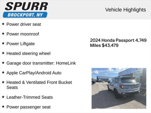 used 2024 Honda Passport car, priced at $43,479