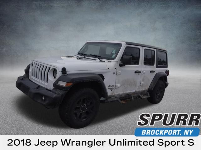 used 2018 Jeep Wrangler Unlimited car, priced at $25,162