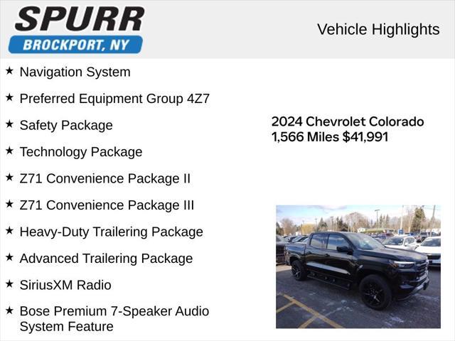 used 2024 Chevrolet Colorado car, priced at $41,991