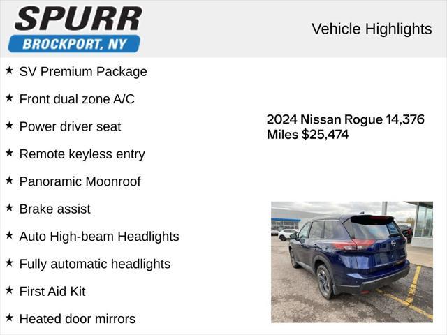 used 2024 Nissan Rogue car, priced at $25,474