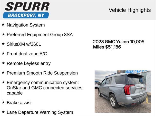 used 2023 GMC Yukon car, priced at $51,186