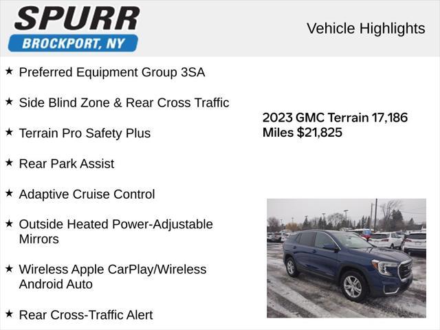 used 2023 GMC Terrain car, priced at $21,825