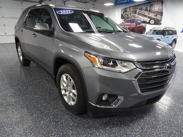 used 2021 Chevrolet Traverse car, priced at $24,786