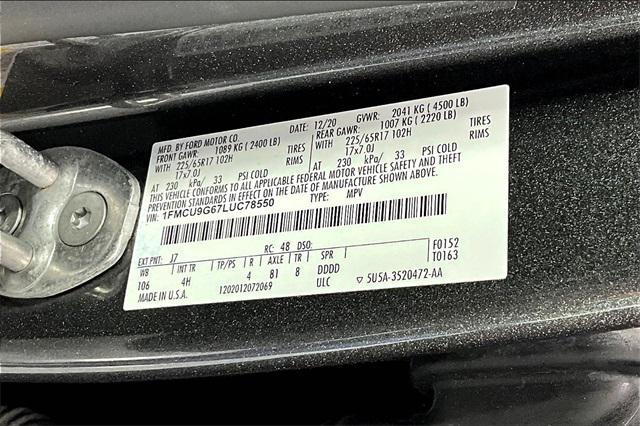 used 2020 Ford Escape car, priced at $19,888