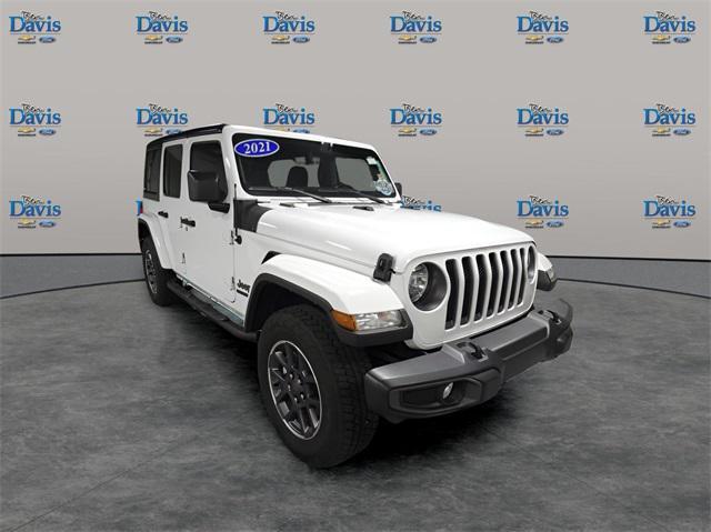 used 2021 Jeep Wrangler Unlimited car, priced at $34,217