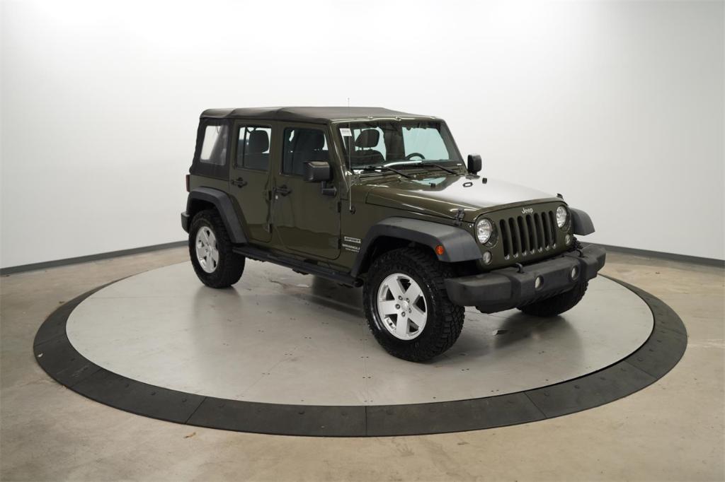 used 2016 Jeep Wrangler Unlimited car, priced at $18,000