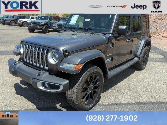used 2021 Jeep Wrangler Unlimited 4xe car, priced at $32,752