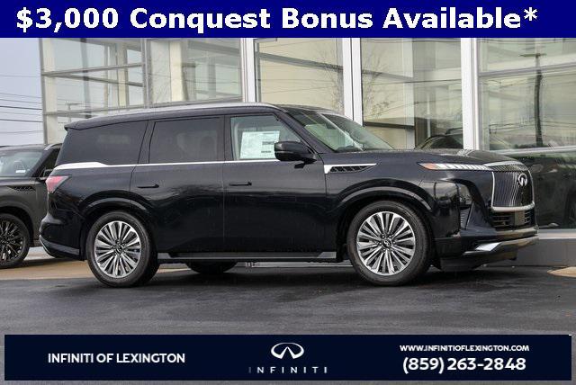 new 2025 INFINITI QX80 car, priced at $98,464