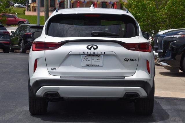 new 2025 INFINITI QX50 car, priced at $52,022