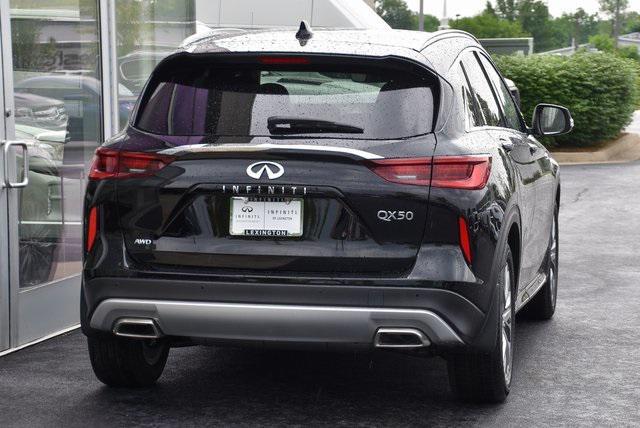 new 2025 INFINITI QX50 car, priced at $45,000