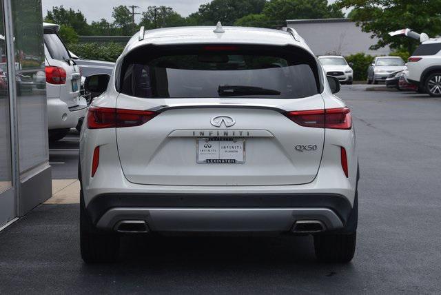 used 2021 INFINITI QX50 car, priced at $27,988