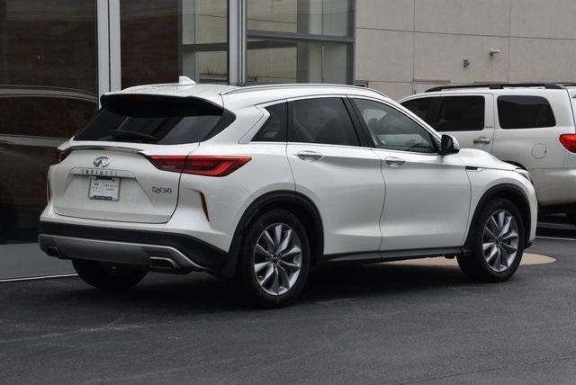used 2021 INFINITI QX50 car, priced at $27,988