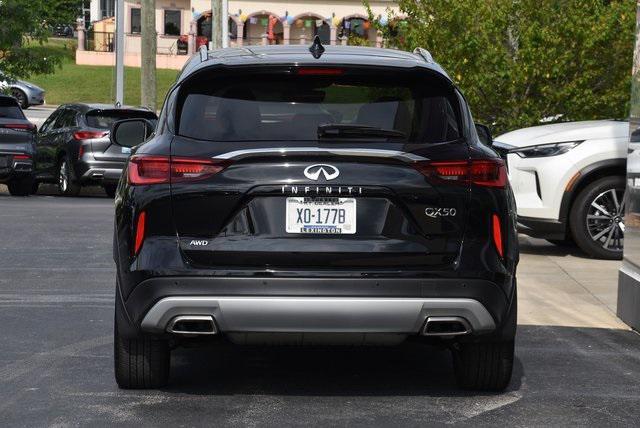 used 2025 INFINITI QX50 car, priced at $37,987