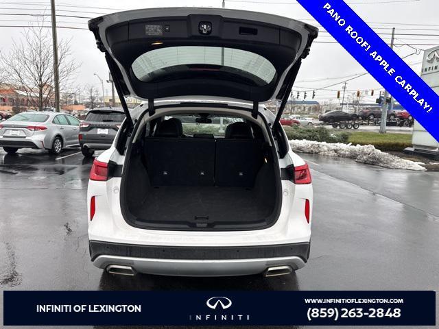 used 2021 INFINITI QX50 car, priced at $27,988