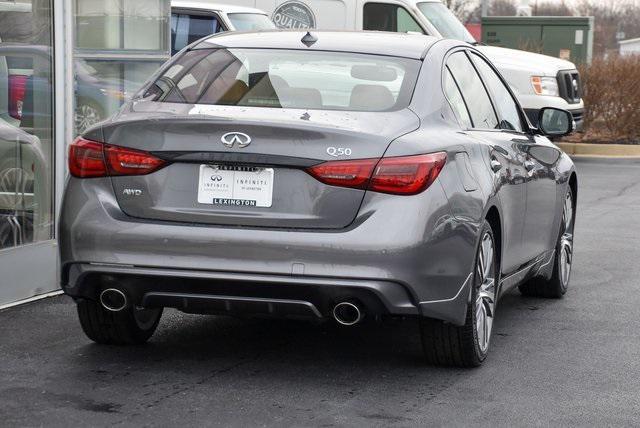 new 2024 INFINITI Q50 car, priced at $51,848