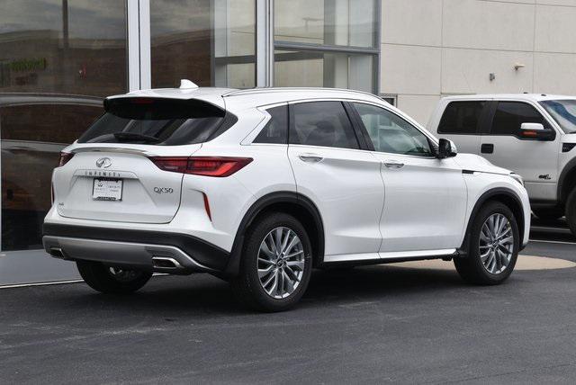 new 2025 INFINITI QX50 car, priced at $46,000