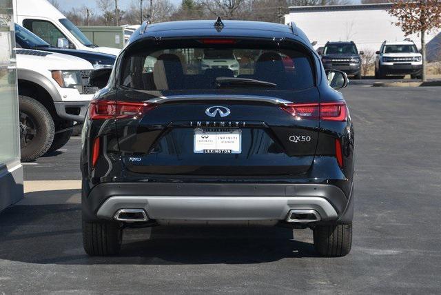 new 2025 INFINITI QX50 car, priced at $47,318