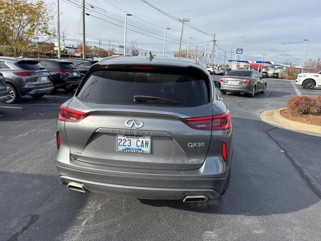 used 2021 INFINITI QX50 car, priced at $26,988
