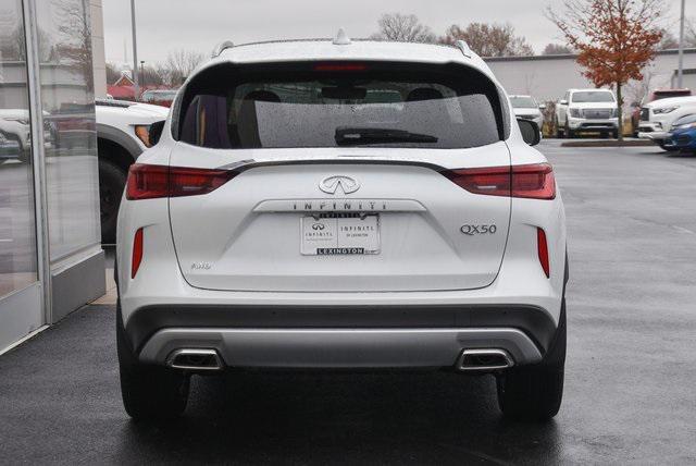 new 2025 INFINITI QX50 car, priced at $50,170