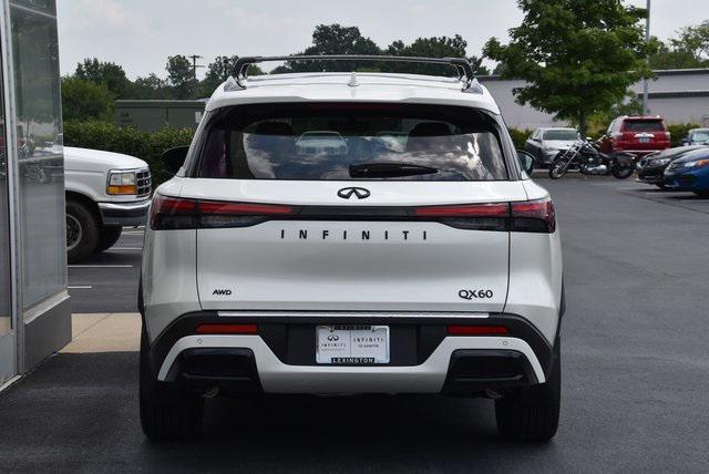 new 2025 INFINITI QX60 car, priced at $64,100