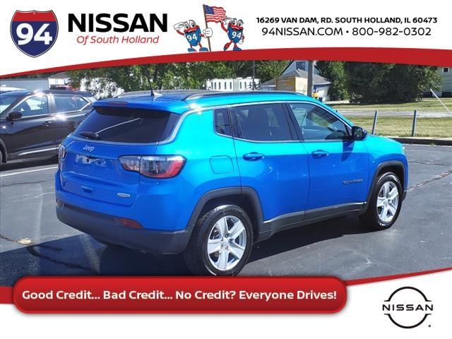 used 2022 Jeep Compass car, priced at $18,276