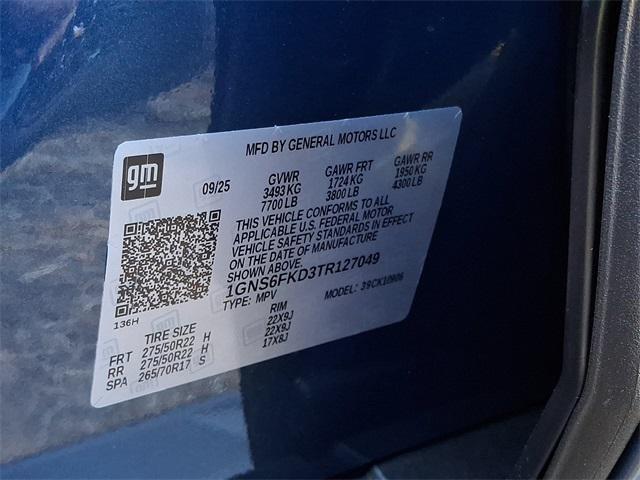 new 2026 Chevrolet Suburban car, priced at $90,735