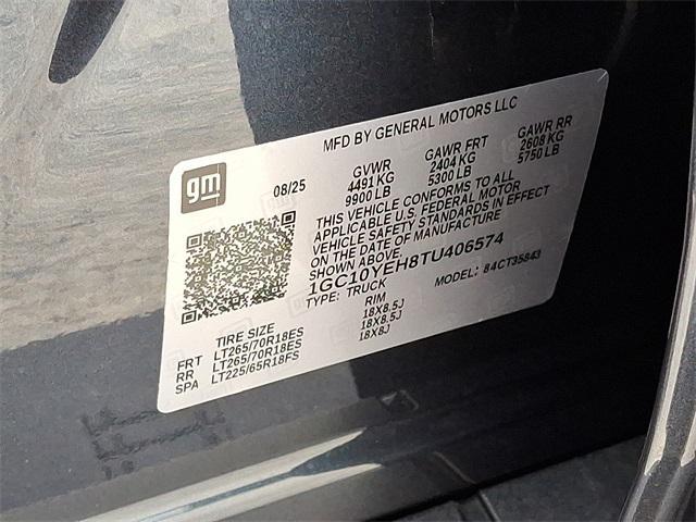 new 2026 Chevrolet Silverado EV car, priced at $63,580