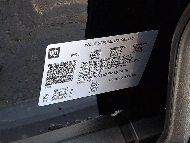 new 2026 Chevrolet Tahoe car, priced at $76,255