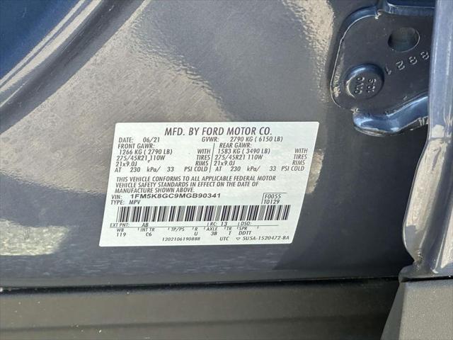 used 2021 Ford Explorer car, priced at $35,995