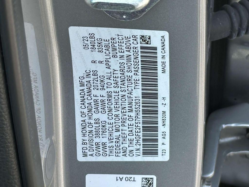 used 2023 Honda Civic car, priced at $22,999