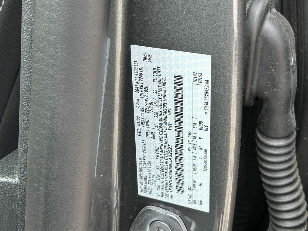 used 2022 Ford Escape car, priced at $25,445