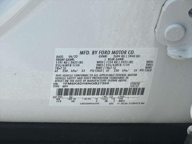 used 2022 Ford Explorer car, priced at $29,995