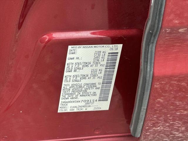 used 2019 Nissan Frontier car, priced at $17,007