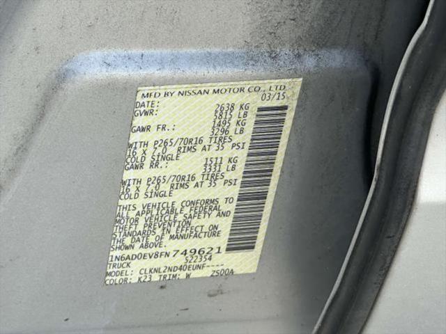 used 2015 Nissan Frontier car