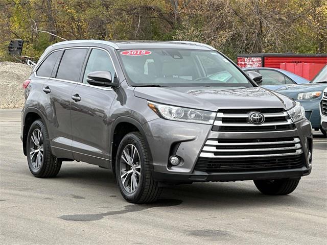 used 2018 Toyota Highlander car, priced at $26,500