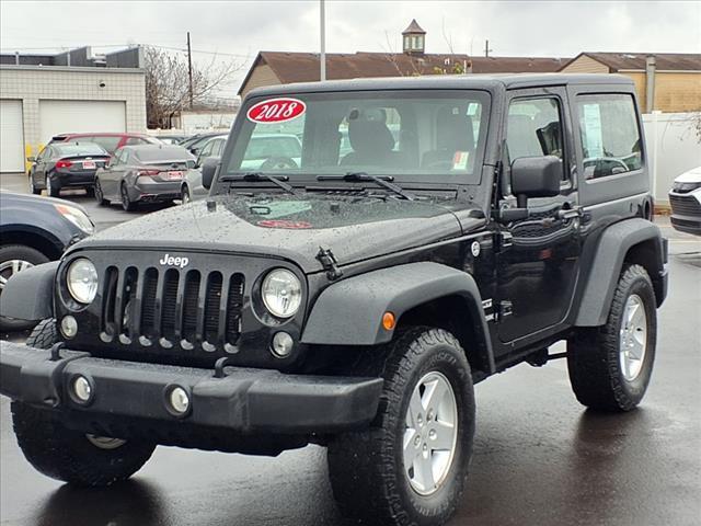 used 2018 Jeep Wrangler JK car, priced at $17,500