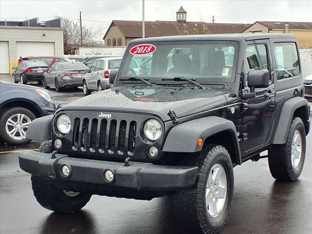 used 2018 Jeep Wrangler JK car, priced at $17,500